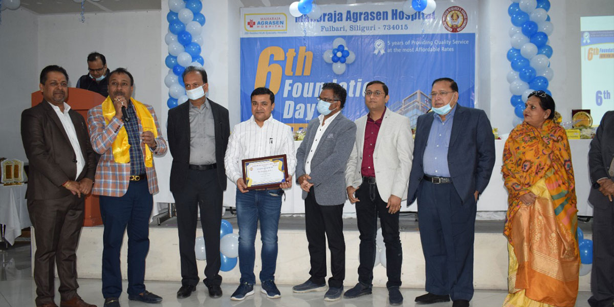 Appreciation from Maharaja Agrasen Hospital